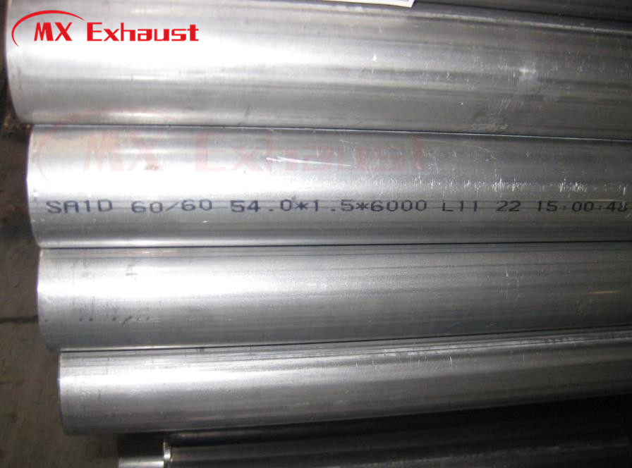 Tubo de escape de acero aluminizado Dx53D precio directo de fábrica soldado ERW