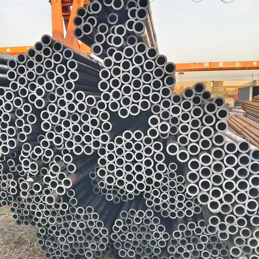Tubería de acero al carbono sin costura con extremo biselado y extremo liso para conexión de soldadura en refinerías petroquímicas y tuberías de plantas químicas