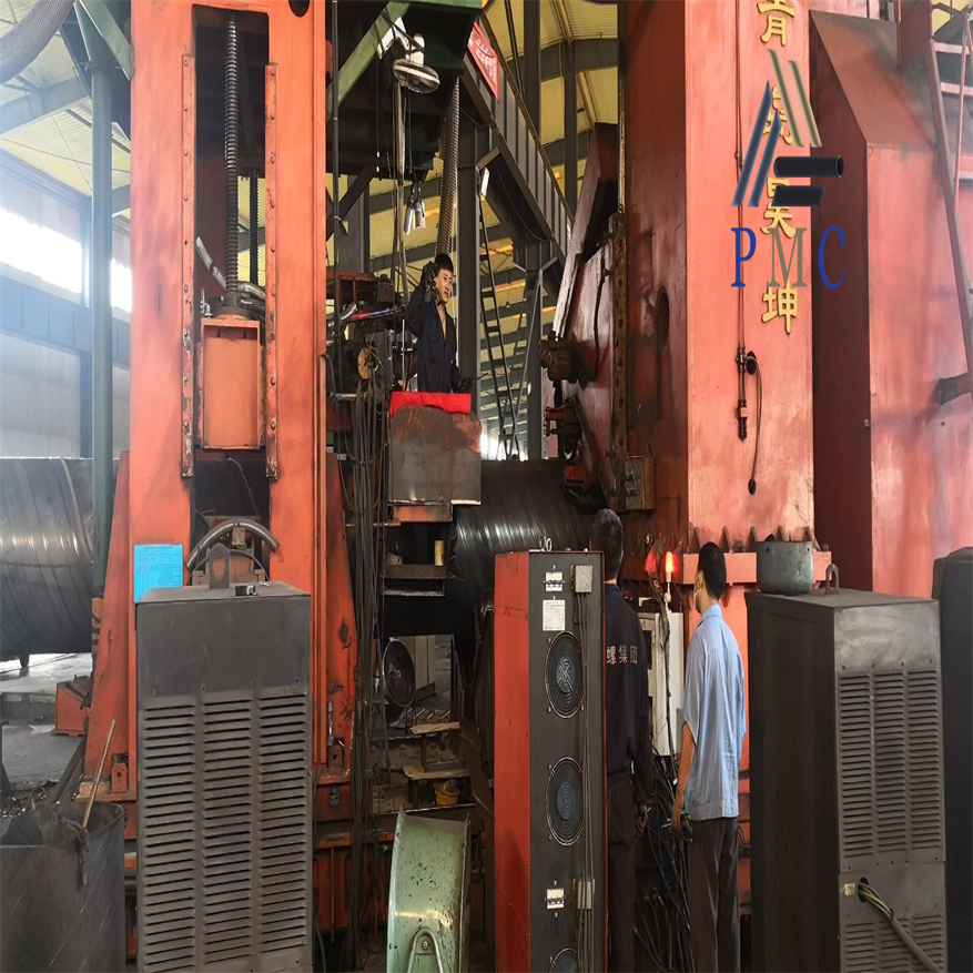 Tubería de acero espiral soldada por arco sumergido de gran diámetro para construcción de pilotes