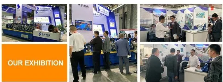 Exposición de equipos industriales de soldadura de tubos