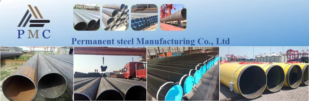 Industria de tuberías de acero de presión LSAW soldadas longitudinalmente en China