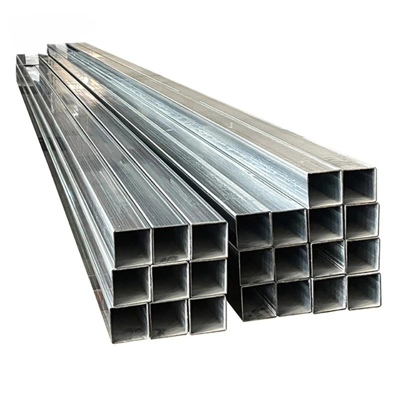 Precio de fábrica al por mayor 201 304 304L 301 202 2mm 3mm Tubo cuadrado de acero inoxidable para pasamanos de escalera