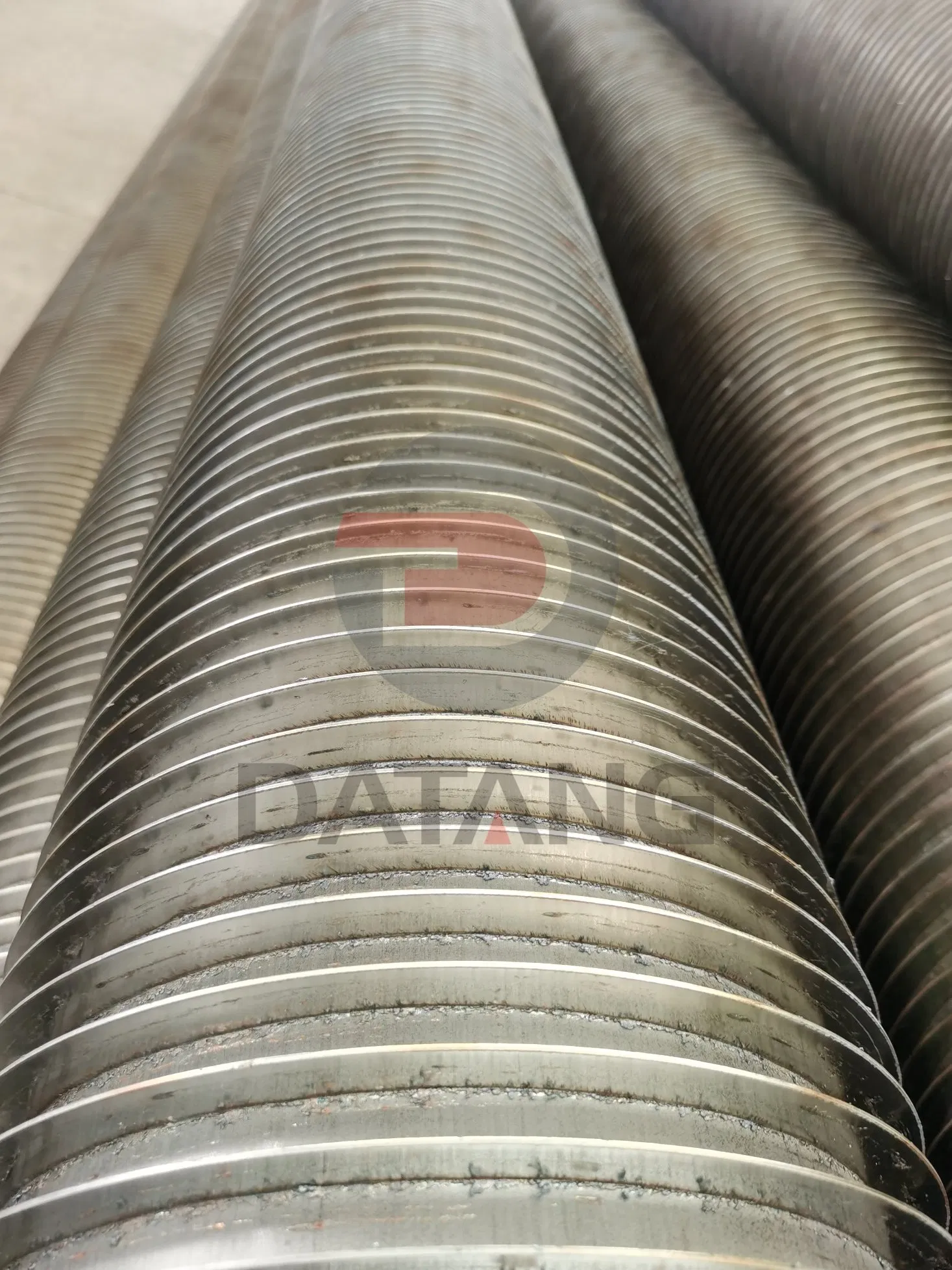 Precio de fábrica tubo de tubo de aletas en espiral soldado de alta frecuencia (HFW) con diámetro máximo 273mm, para intercambiador de calor de enfriador de aire industrial, refinación petroquímica