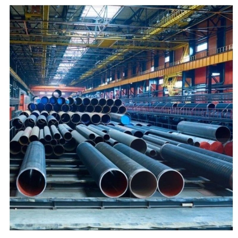 Tubo de acero galvanizado redondo ERW con rosca estriada recubierto de carbono/aleación/zinc