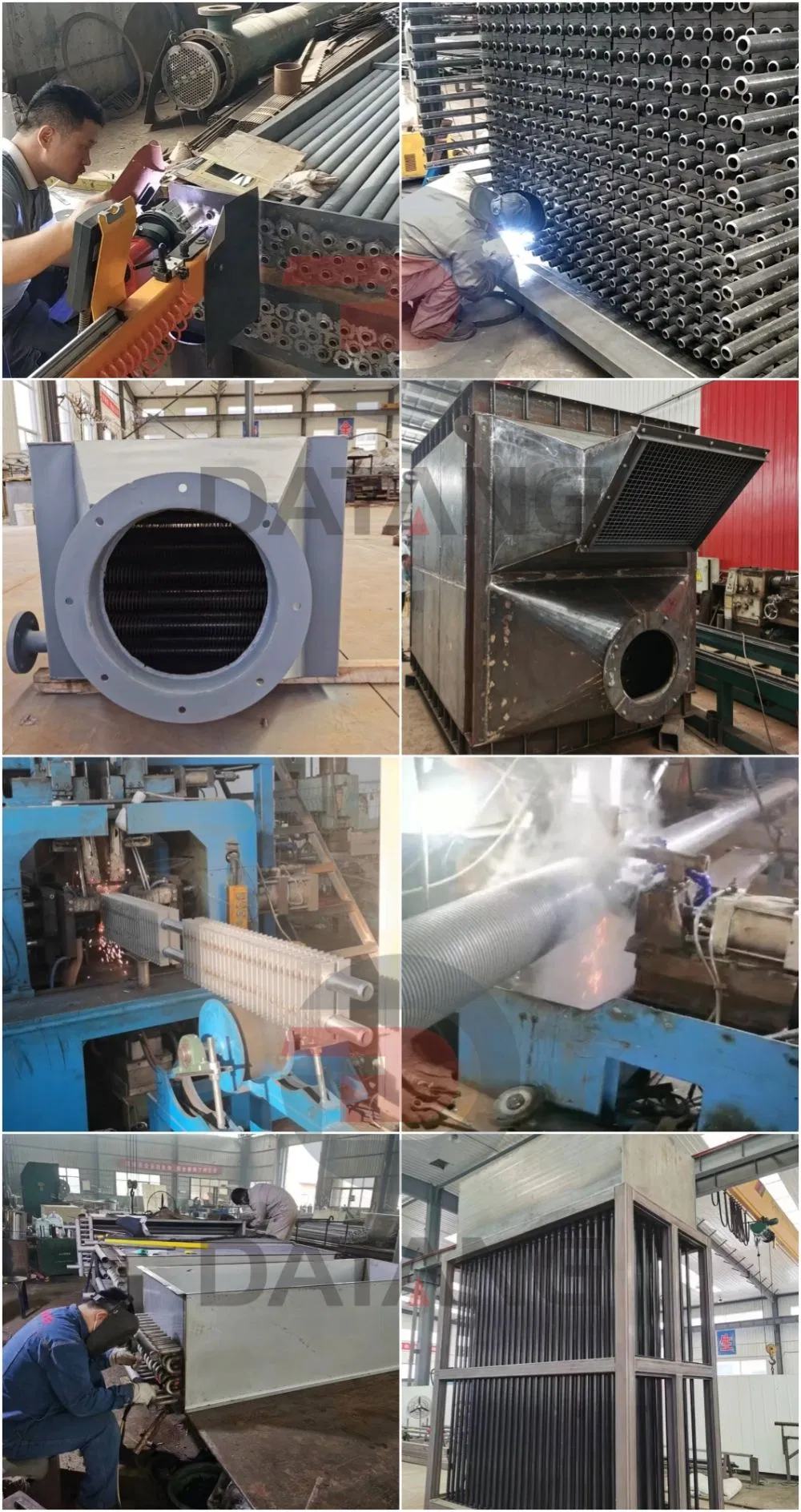 Instalaciones del taller de producción de tubos con aletas
