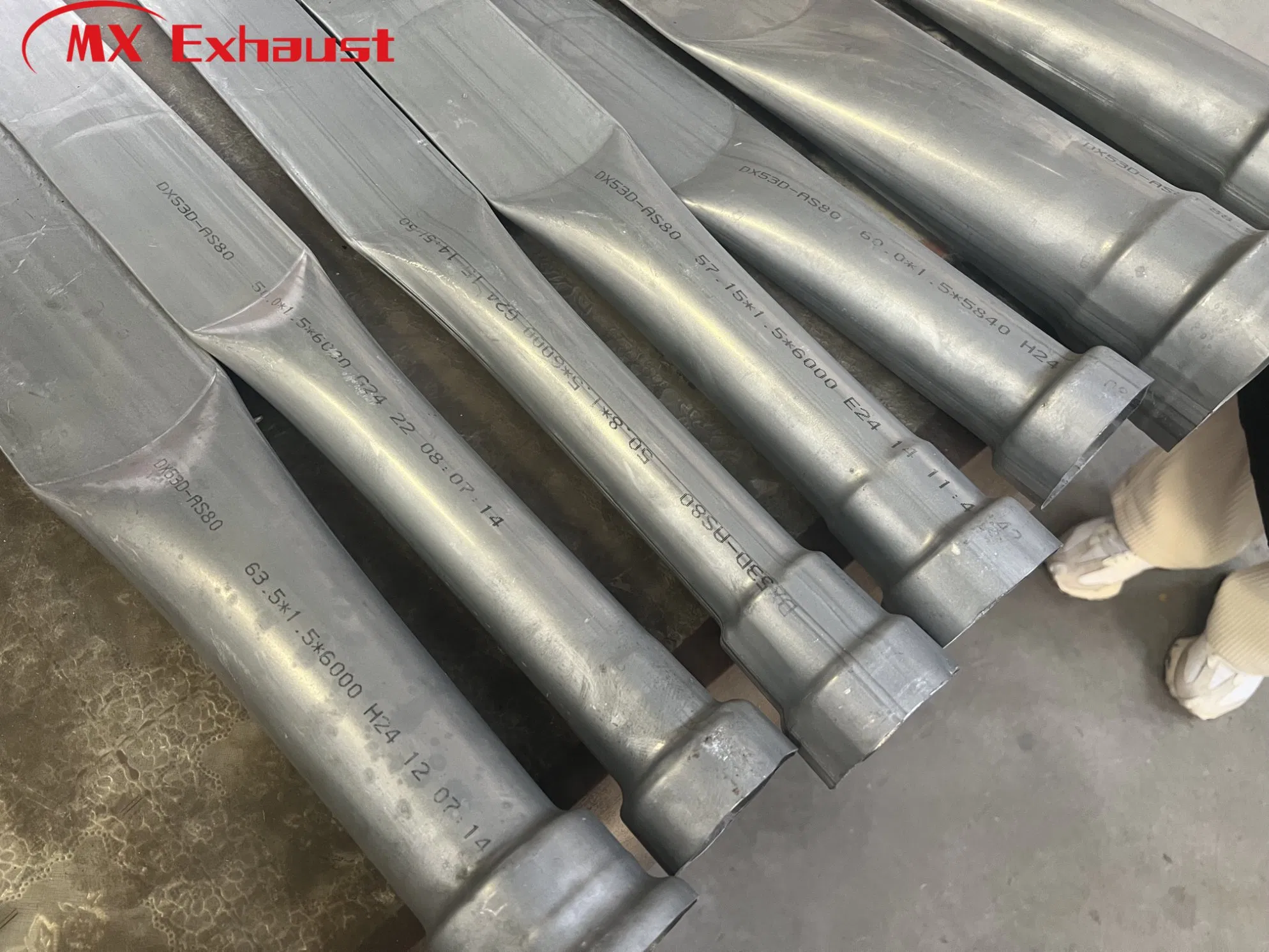 Tubo de escape de acero aluminizado Dx53D precio directo de fábrica soldado ERW