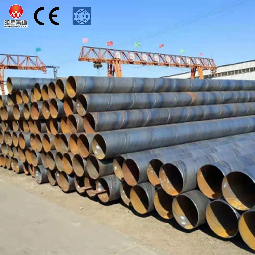 Tubería de acero bajo en carbono duradera, φ 219 a φ 3200mm Tubería de acero soldada duradera Tubería de acero LSAW Tuberías soldadas longitudinalmente Tubería para construcción