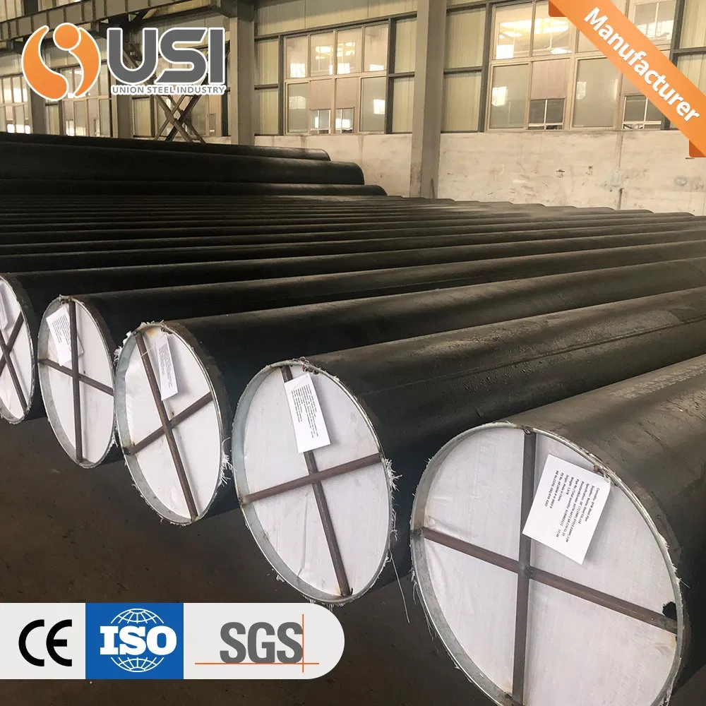 Suministro de fábrica de tubería de acero al carbono LSAW Sawl según las normas ASTM/En/as/JIS para ingeniería de transmisión de petróleo/gas/agua en proyectos offshore