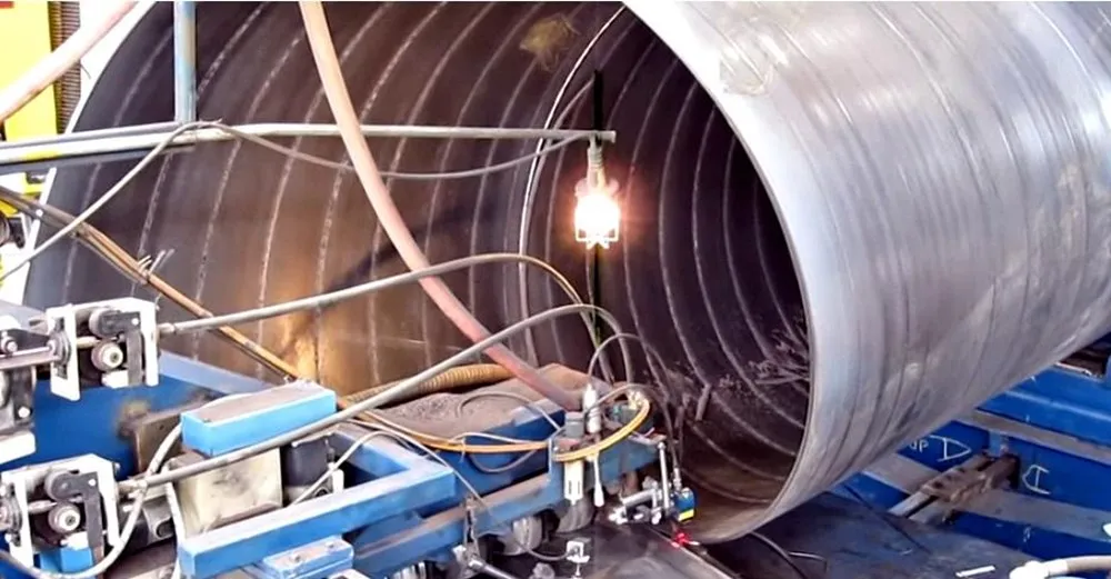 Fábrica de tubos soldados por arco sumergido en espiral