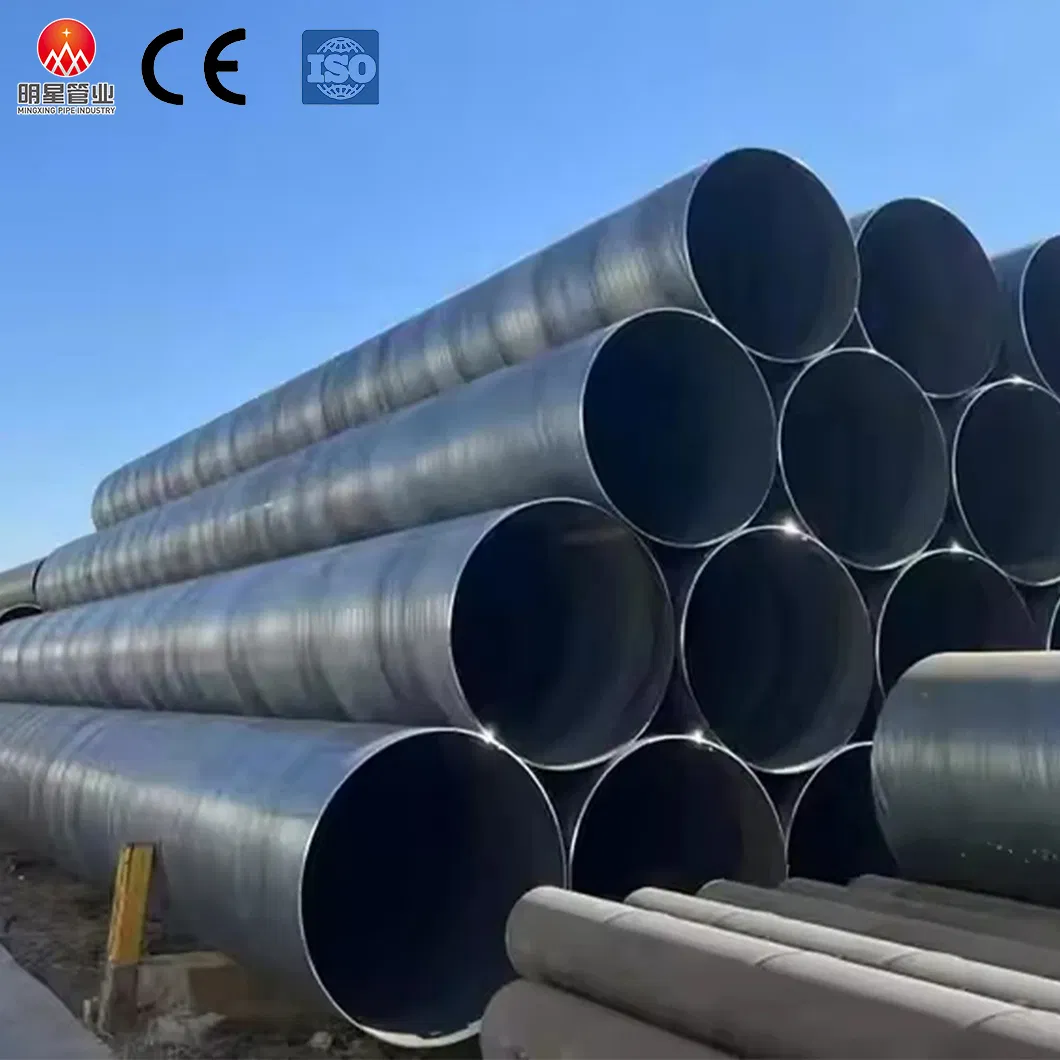 Tubería de acero bajo en carbono duradera, φ 219 a φ 3200mm Tubería de acero soldada duradera Tubería de acero LSAW Tuberías soldadas longitudinalmente Tubería para construcción