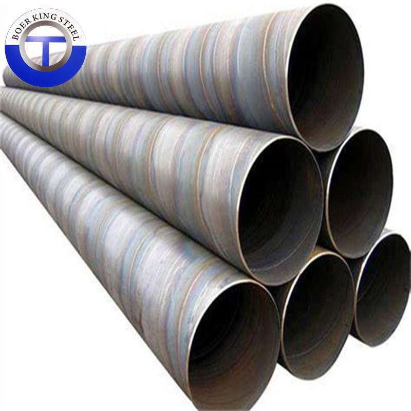 Tubería de acero soldada en espiral SSAW ERW LSAW de gran diámetro API5L X42 X52 X56 X60 X70 con precio de fábrica