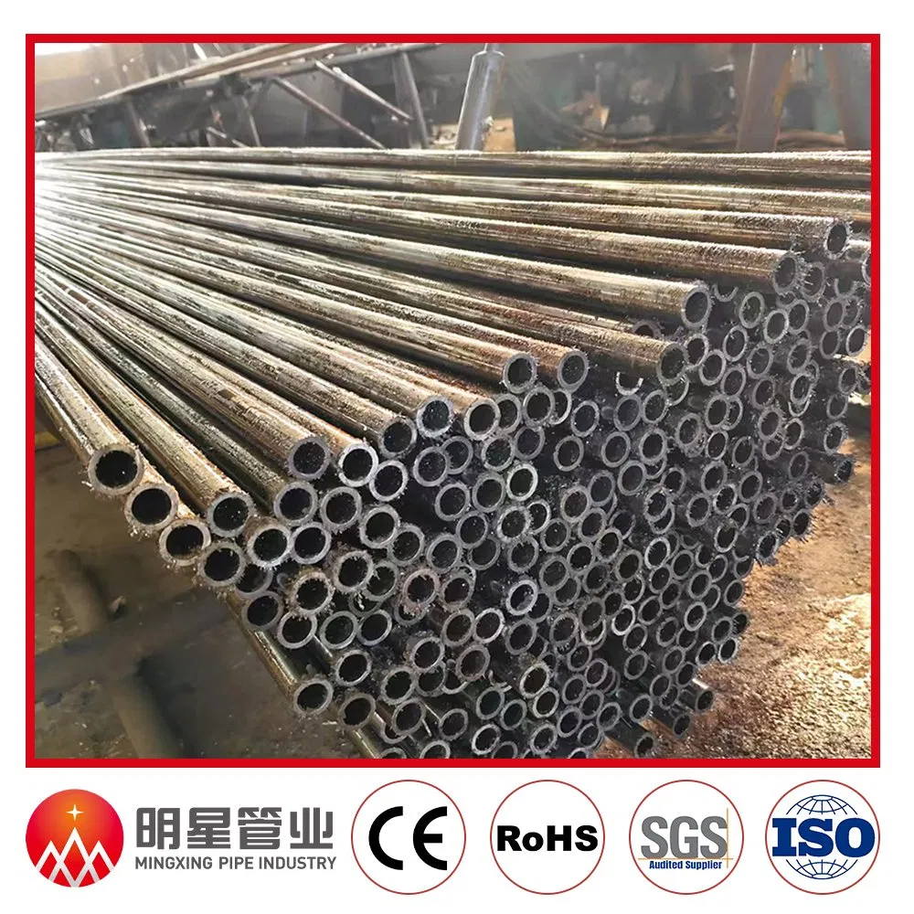 Tubería de acero al carbono sin costura, Sch40, A106 Gr B, 1/2"-24" Od, tubería industrial con clasificación de presión, tubo de acero para plantas y equipos