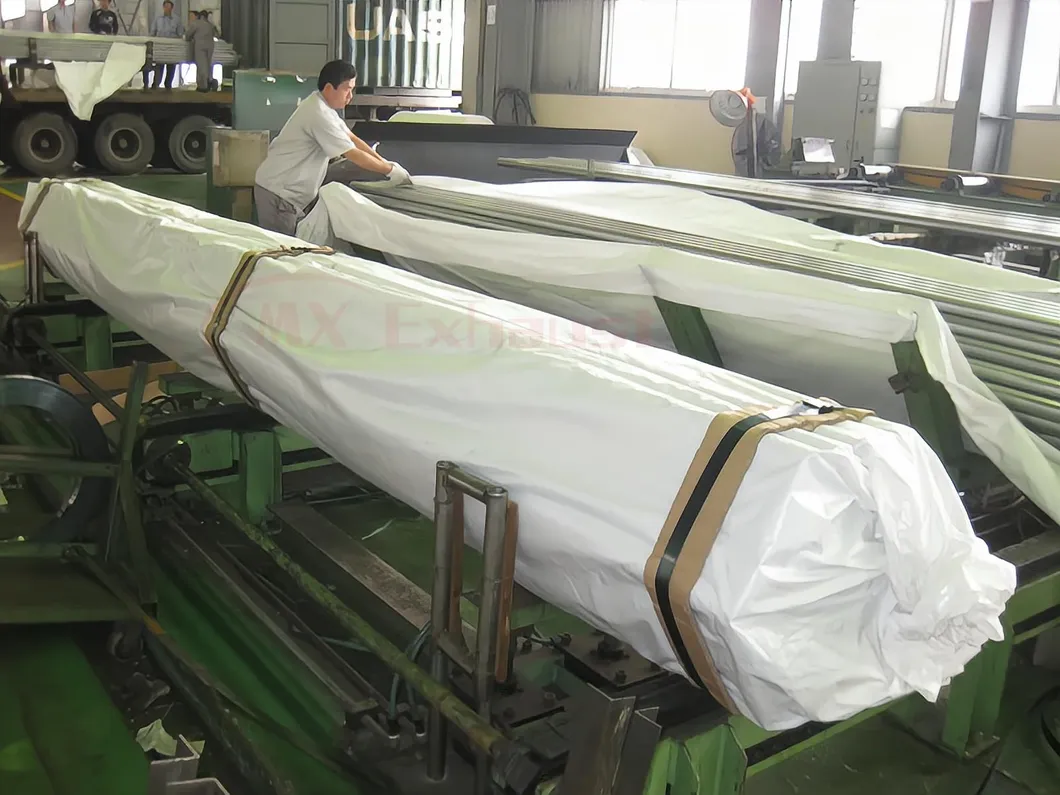 Detalle de Tubo de Silenciador Aluminizado