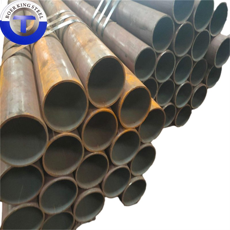 Tubería de acero aleado laminada en caliente de fábrica 16-50mn 27simn 40cr Tubería de acero al carbono sin costura para uso industrial