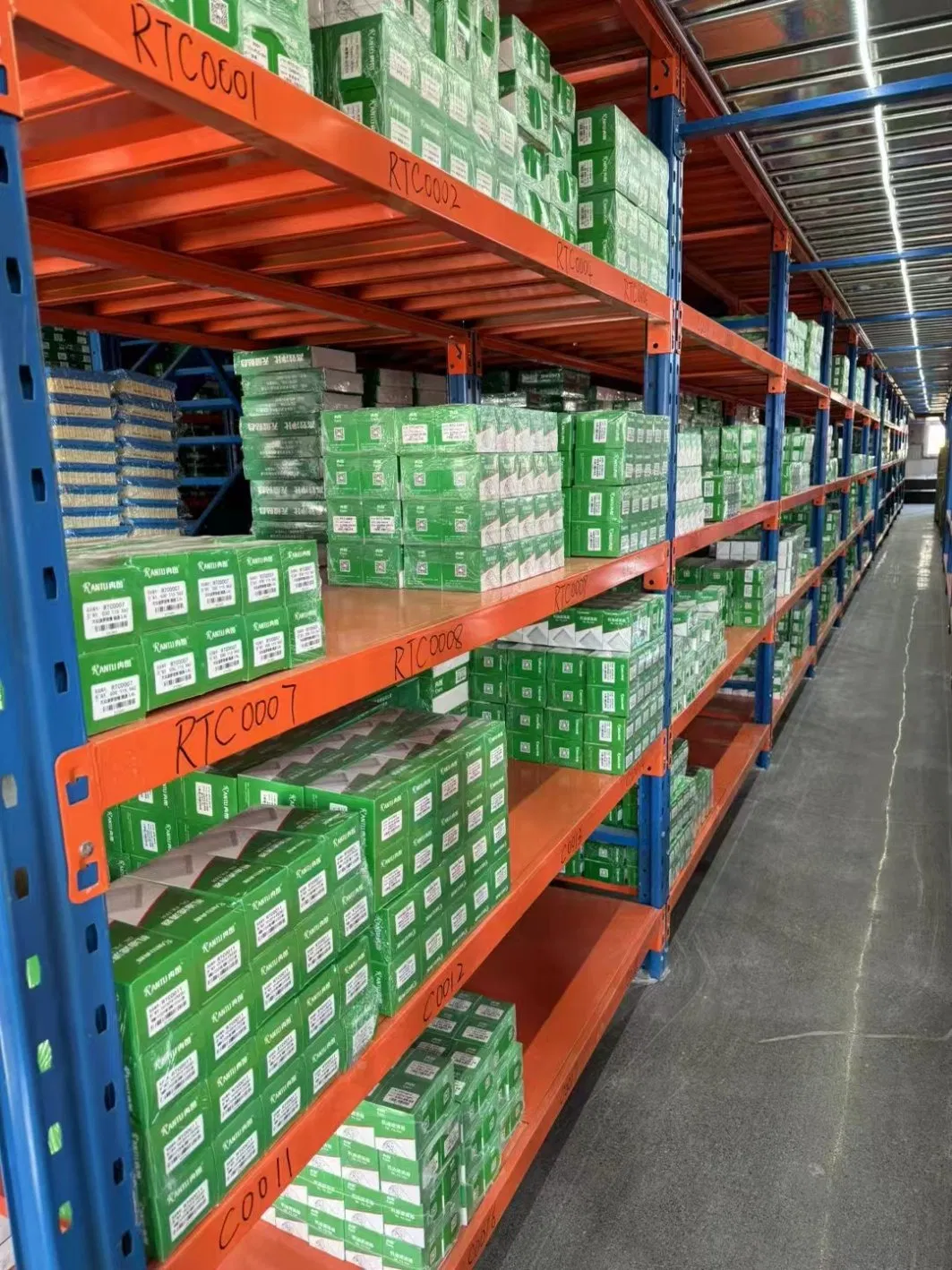 OEM ODM Warehouse Custom Powder Coating Finish Longspan Shelving for Logistics Center