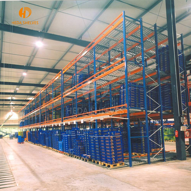 FIFO China Storage Shelving Gravity Carton Flow Rack Flow Through Racks Roller Storage RACK