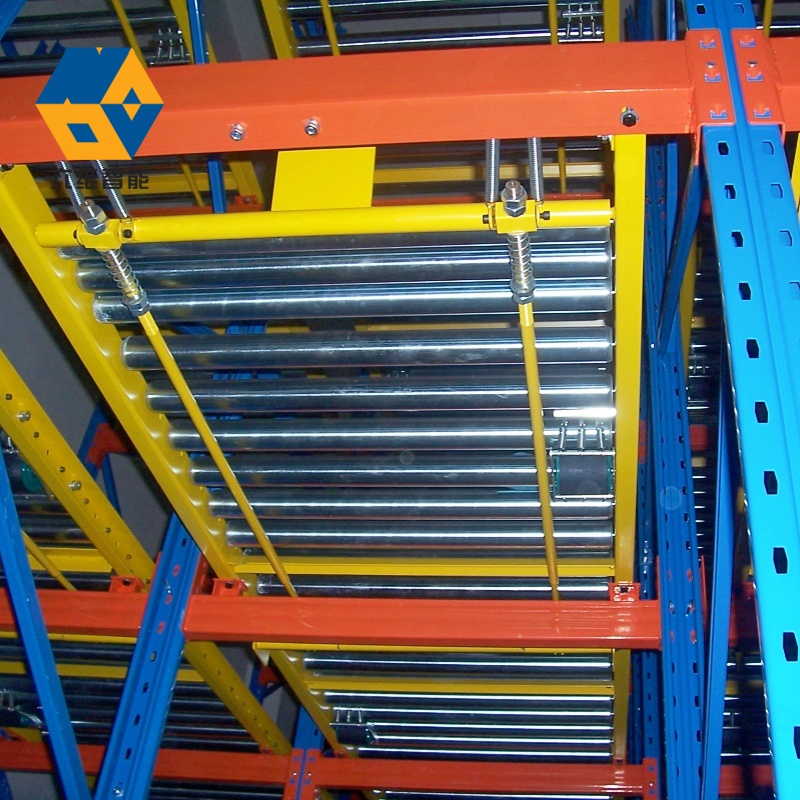 Heavy Duty 5-Layer Carton Flow Gravity Flow Roller Shelf Rack System Warehouse Gravity Roller Pallet Flow Racking