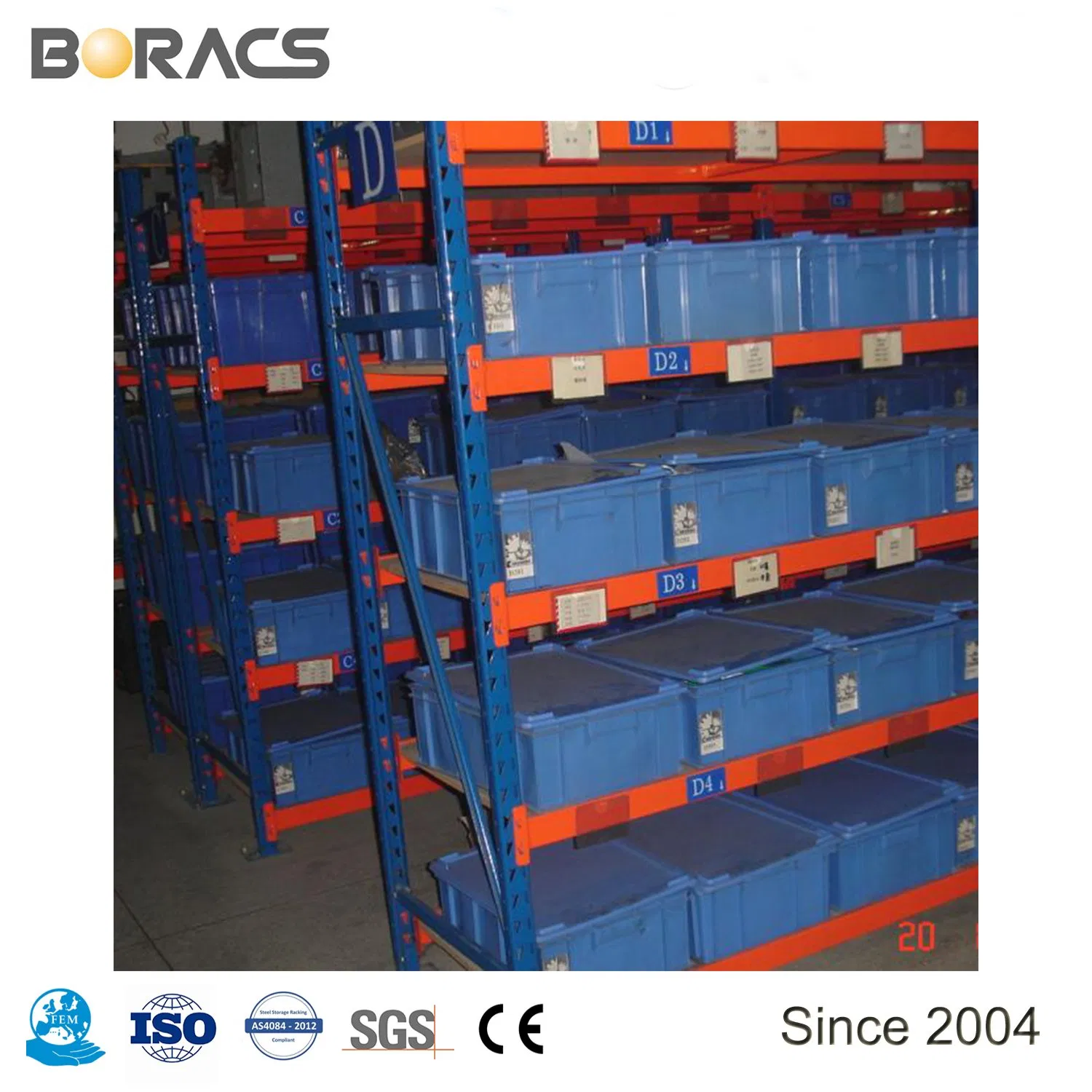 Pallet Rack Integrated Hybrid Longspan Shelving Systems Multi Function Storage