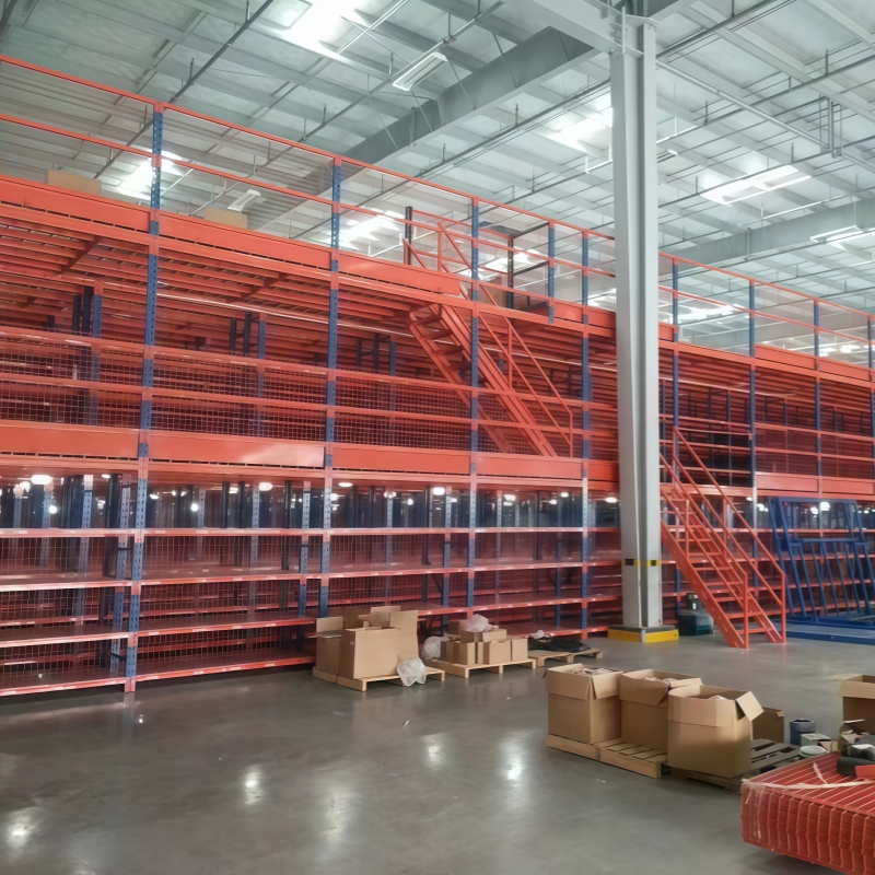 Steel Industry Mezzanine Rack Warehouse Shelving Equipment System Shelf Unit Mezzanine Rack