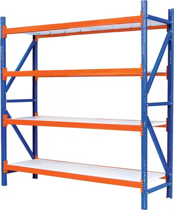 Factory Stackable Shelves and Metal Warehouse Metal Longspan Shelving Medium Duty Shelf