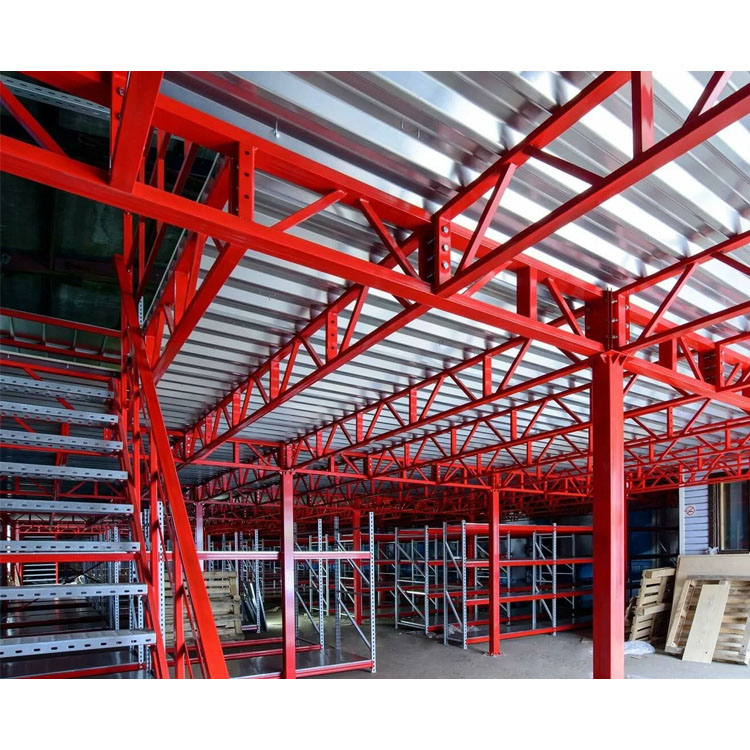 Customized Steel Mezzanine Floor System Multi-Level Warehouse Storage Platform Industrial Racking Solution
