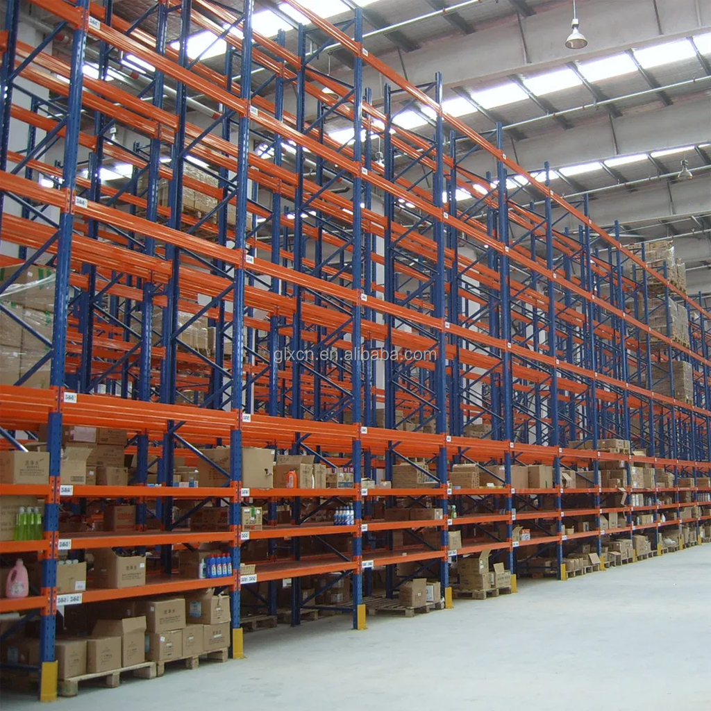 Industrial Heavy Duty Storage Racks - Thick Beam High-Level Shelves For Large Capacity Storage