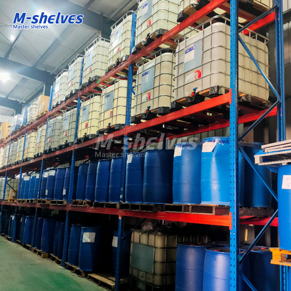Adjustable Heavy Duty Industrial Storage Rack Steel Warehouse Racking Multi Level Pallet Rack System Metal Shelves For Warehouse