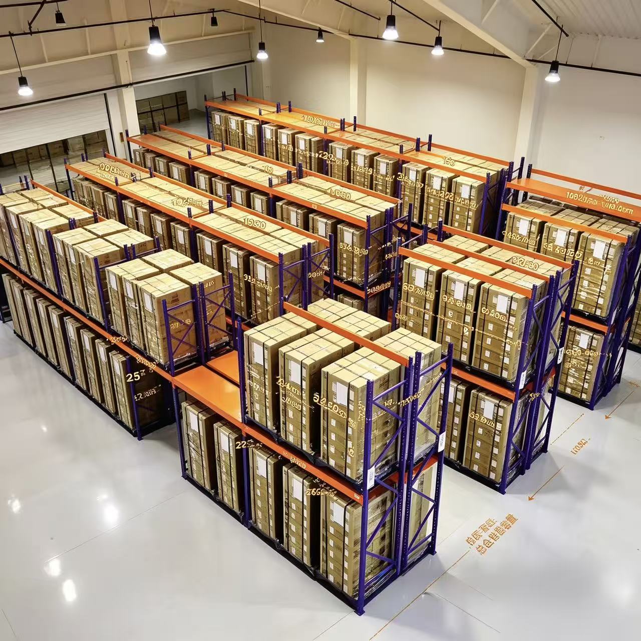 Certificated Large Heavy Duty Shelving Storage Applications Easy Assemble Material Racking Unit Industrial Pallet Rack Solution