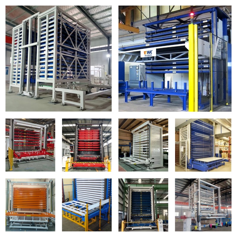 Heavy Duty Steel Sheet Metal Rack Intelligent Vertical Panel Warehouse Storage Shelving Units
