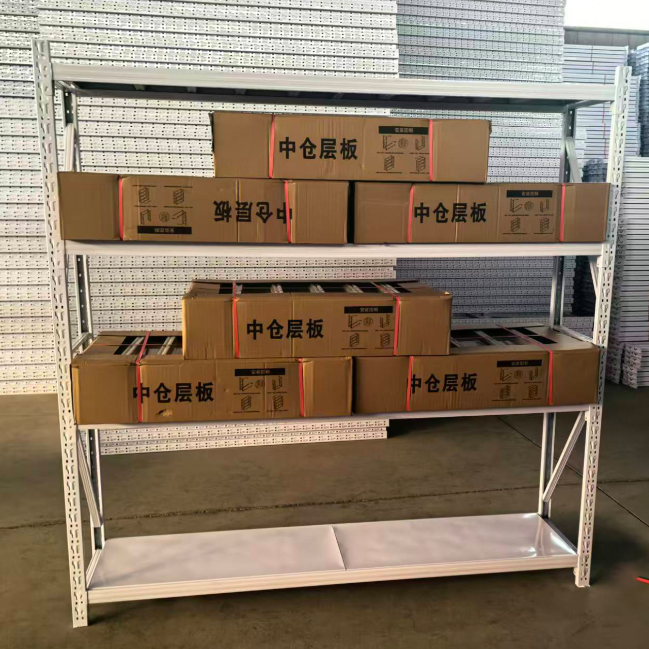 Factory Double Deep Pallet Racking Warehouse Storage System Light Duty Large Capacity Steel Industrial Warehouse Racks
