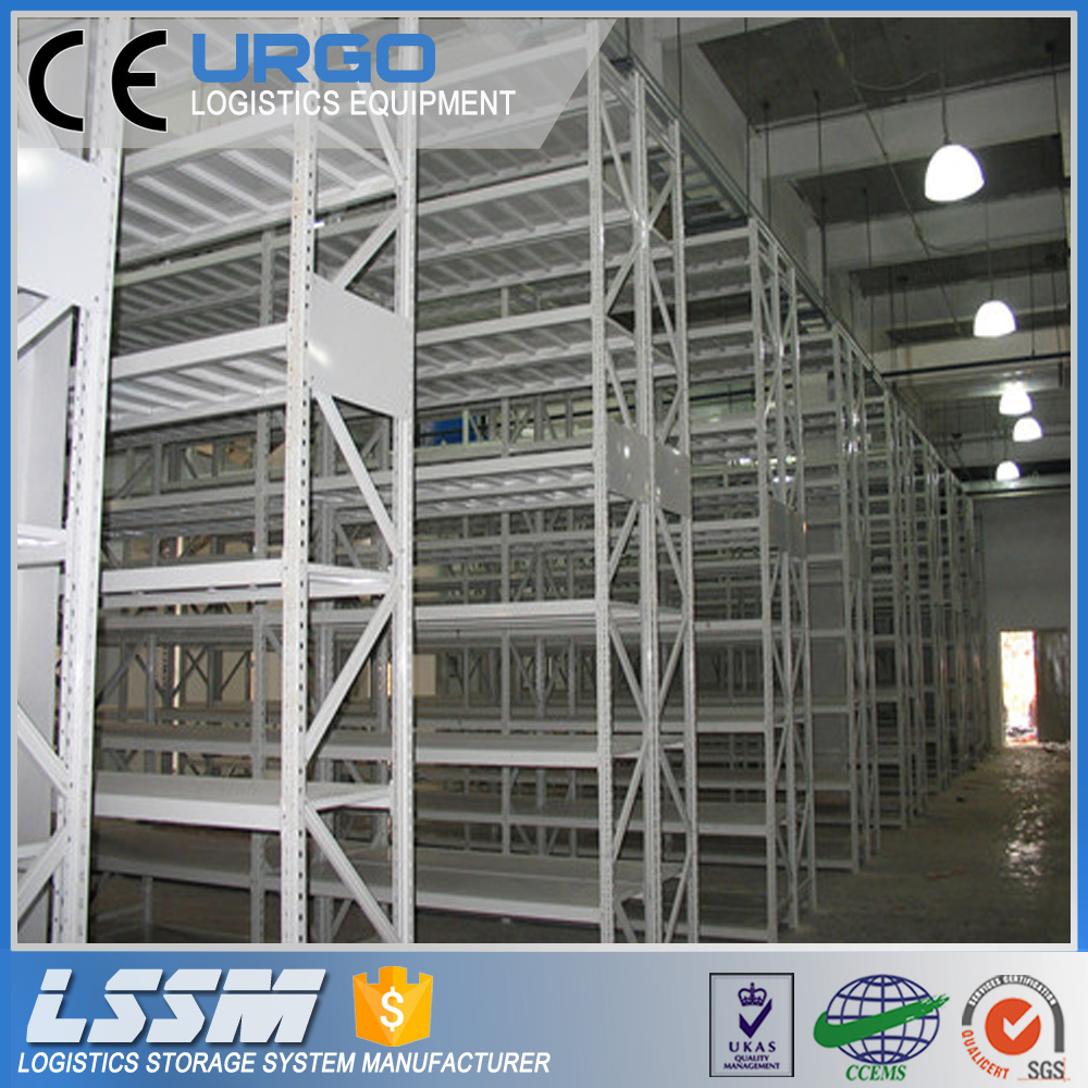 Warehouse Medium Duty Steel Shelving and Longspan Racking 6-Layer Powder Coated for Outdoors