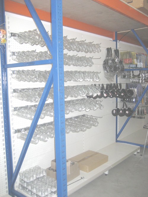 Hypermarket Shelving Detailed Dimensions View