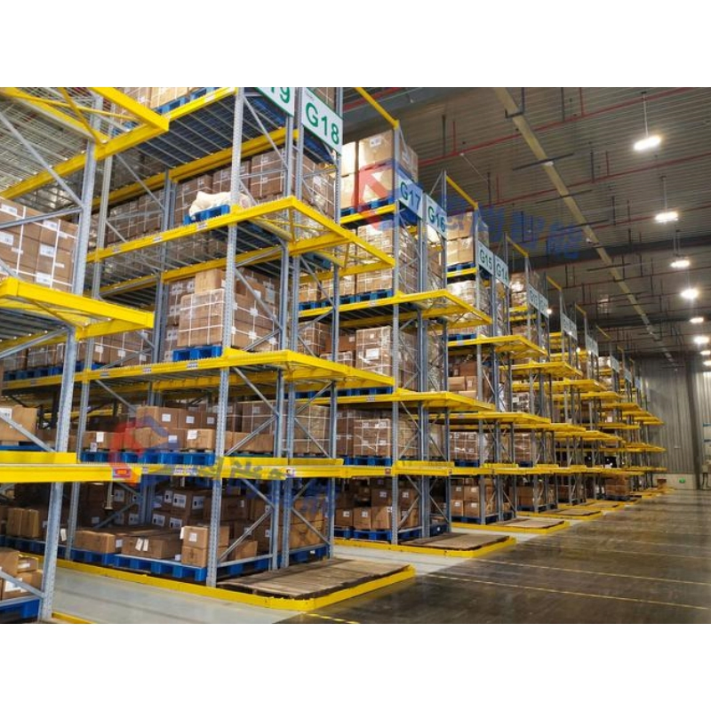 Industrial Very Narrow Aisle (VNA) Shelving Storage Metal Heavy Duty Pallet Rack