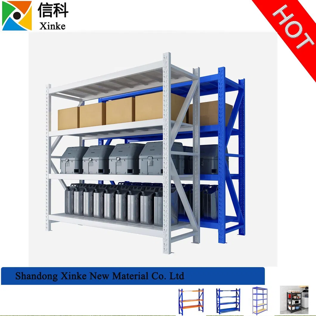 Widely Used Longspan Light Duty Rack Industrial Metal Steel Warehouse Storage Shelf
