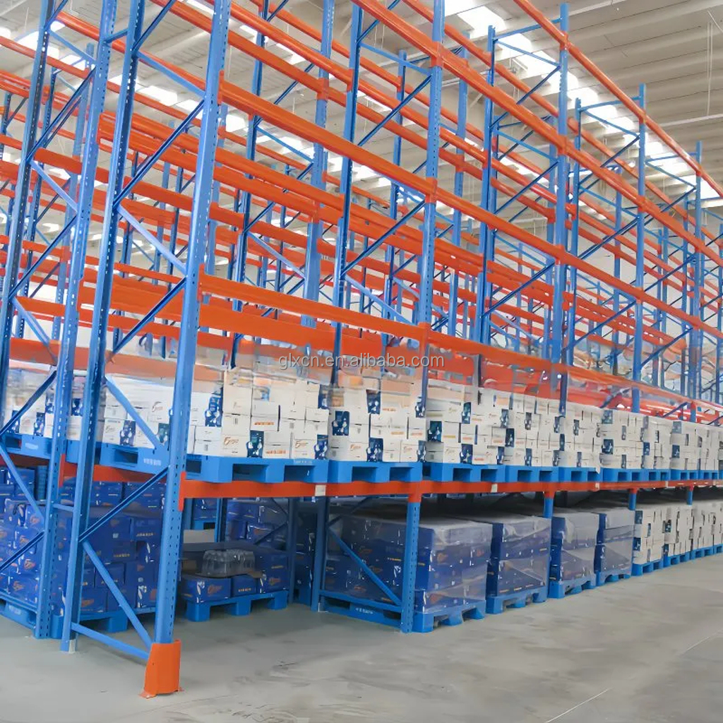 Industrial Heavy Duty Storage Racks - Thick Beam High-Level Shelves For Large Capacity Storage