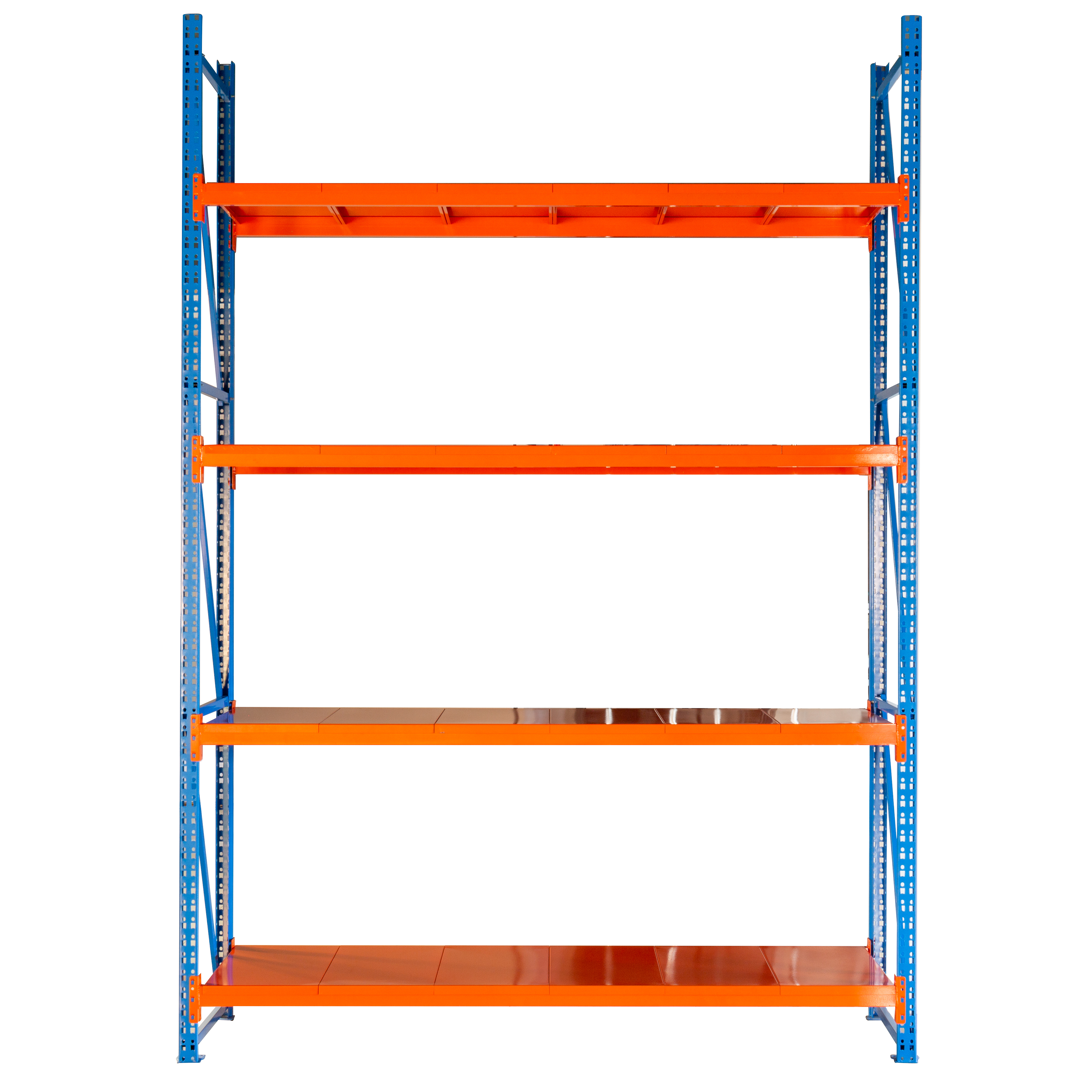 Heavy Duty 4 Layers 200kg Factory Long Span Industrial Metal Storage Shelves Warehouse Racking
