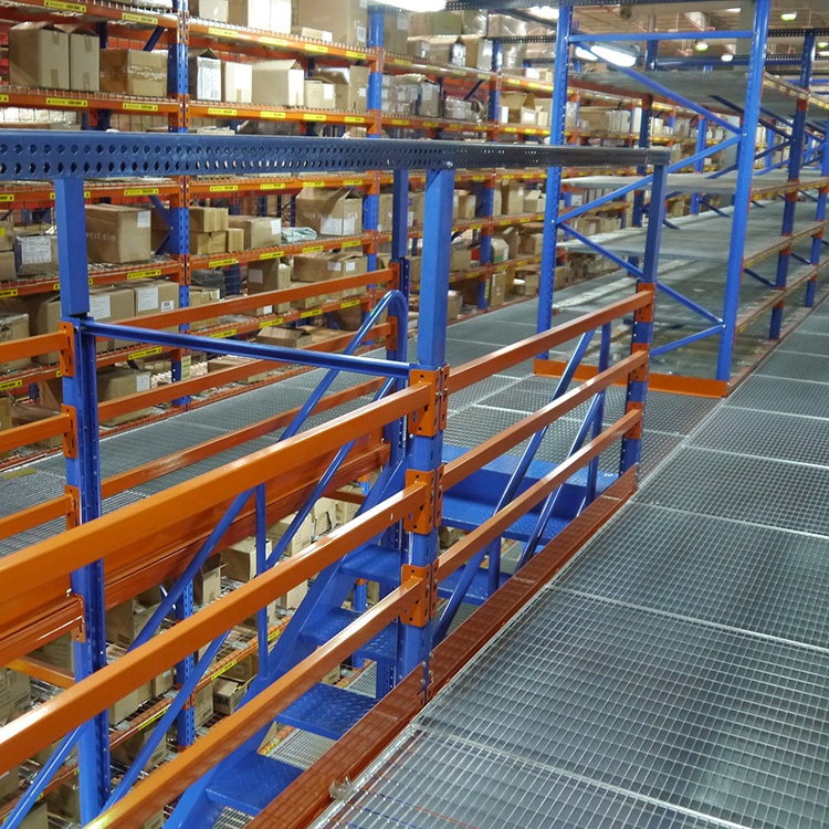 Customized Heavy Load Mezzanine Floor Rack Storage Shelf Racking System