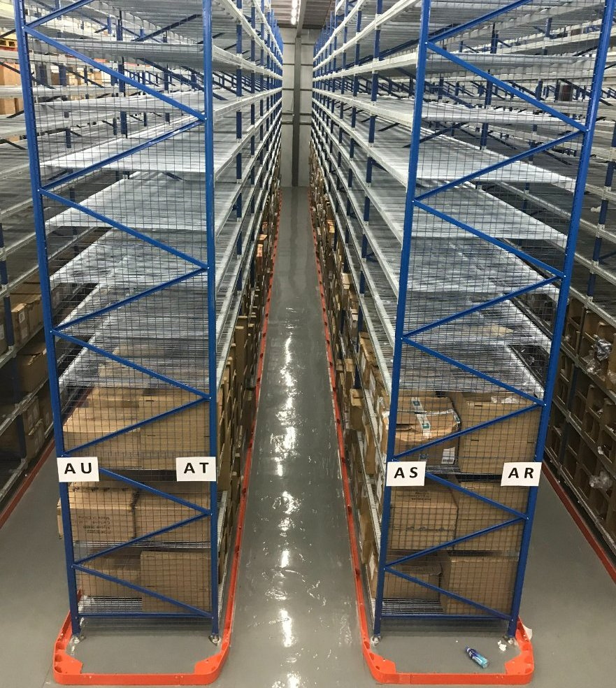 Modernization Warehouse Storage Very Narrow Aisle Vna Racks Heavy Duty Pallet Racking