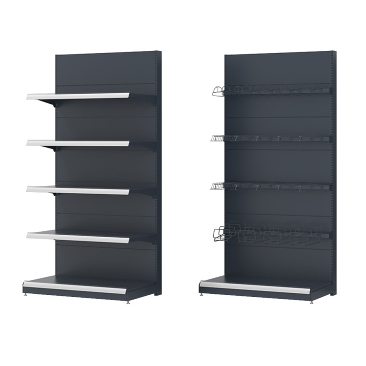 China Supermarket Gondola Shelving for Sale Advertising Display Supermarket Shelf Rack