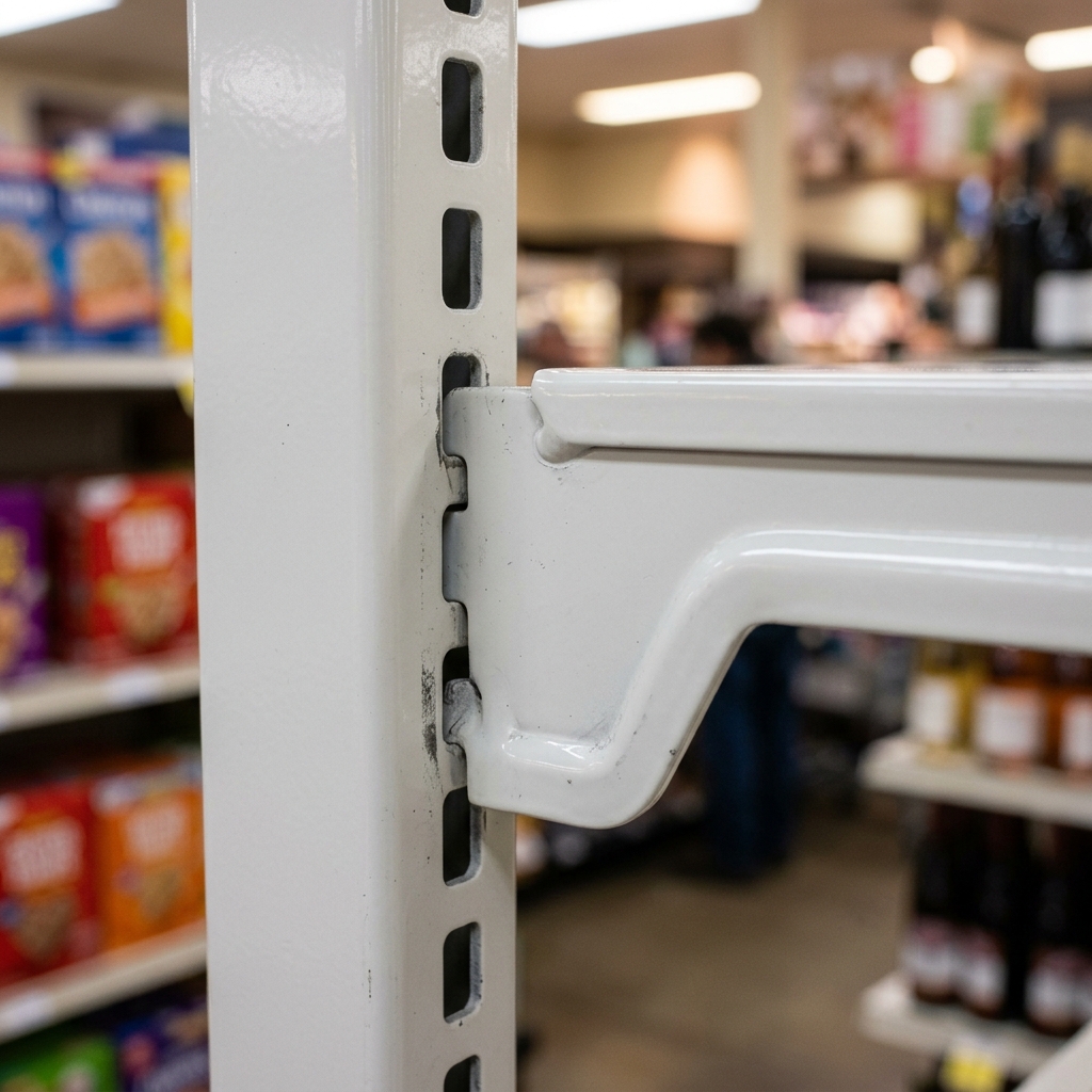 Double Sided Supermarket Gondola Shelving Adjustable Metal Retail Display Shelf for Hypermarket Shop