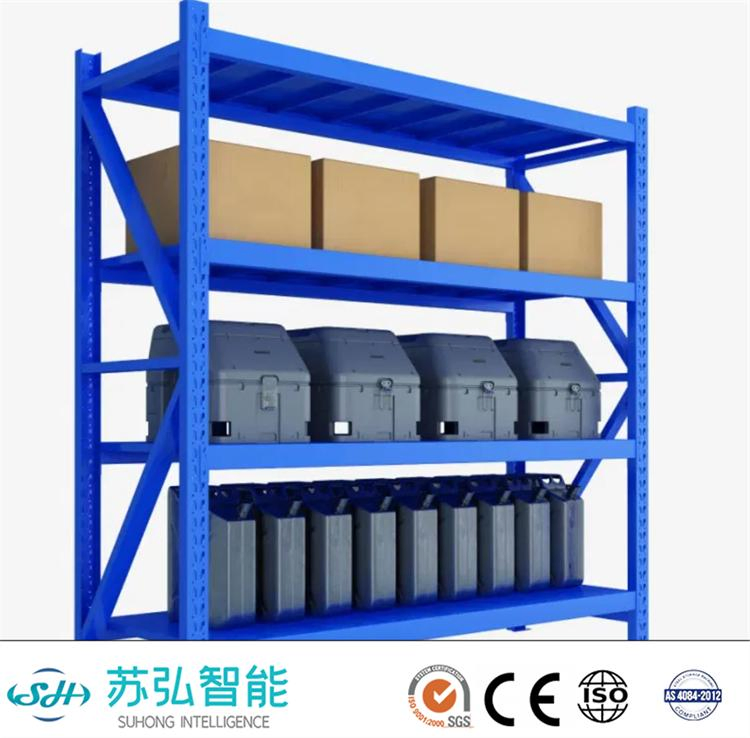 China Manufacturer Boltless Steel Racking System Rivet Custom Layers Shelving for Storage