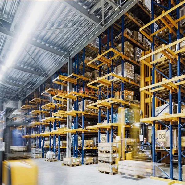 Industrial Very Narrow Aisle (VNA) Shelving Storage Metal Heavy Duty Pallet Rack