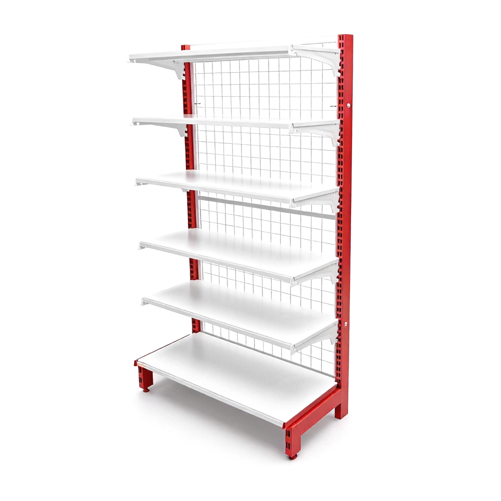 6 Layers Single Side Grocery Store Display Rack Gondola Shelf Supermarket Shelves