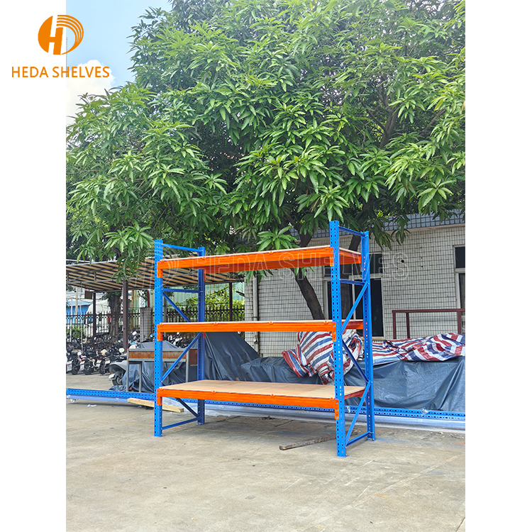 Customizable Boltless Shelving Steel Storage Stacking Racks Shelves Double Deep Selective Pallet Racking for Warehousing