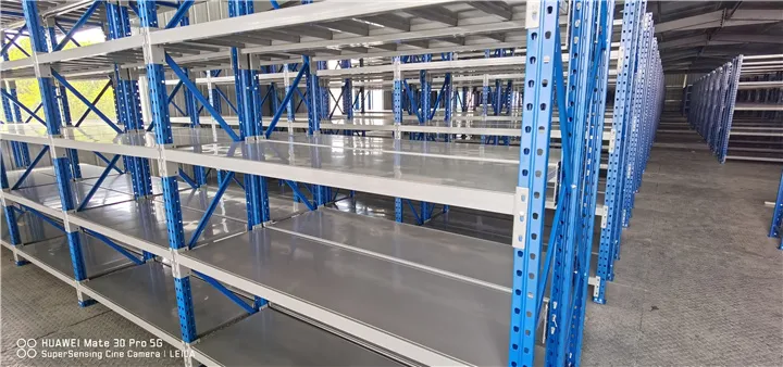 Factory Warehouse Metal Longspan Shelving Industrial Storage Medium Duty Racking Steel Shelf