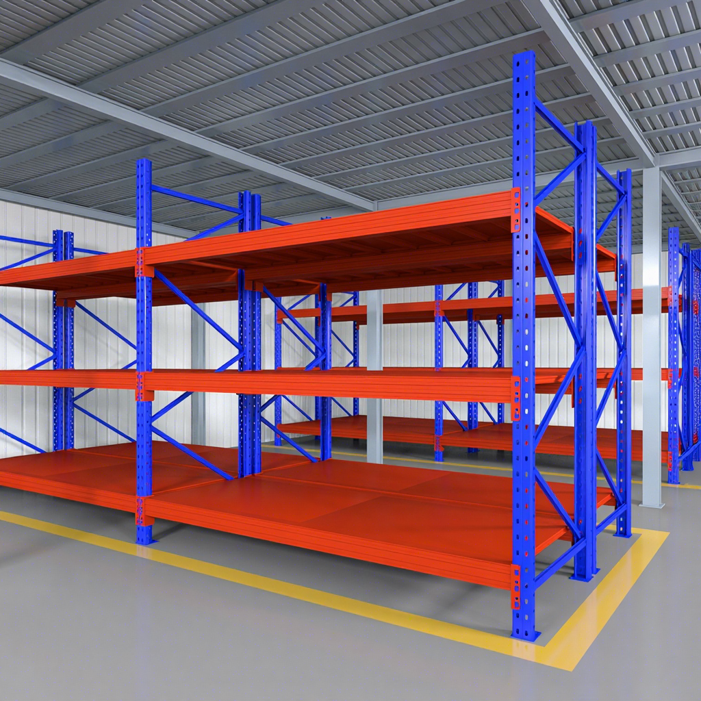 Adjustable Heavy Duty Industrial Selective Metal Steel Warehouse Shelving System Double Deep Pallet Racking