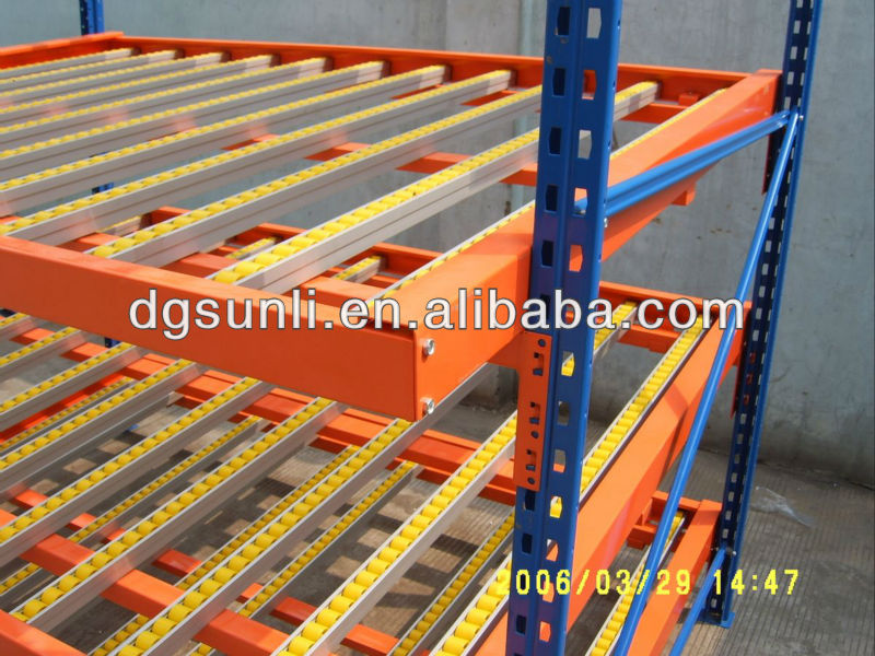 Hot Sale Steel Industrial Shelf Storage Rack Bolt Structure Powder Coating Carton Flow Gravity System Tool Warehouse Management