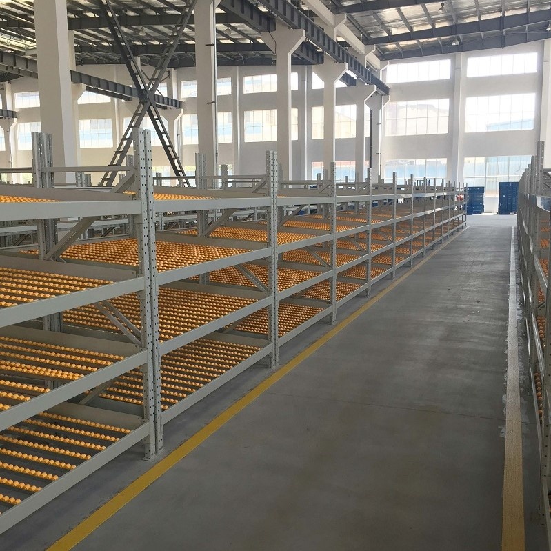 5-Layer Gravity Flow Roller Racking System Carton Flow Racks