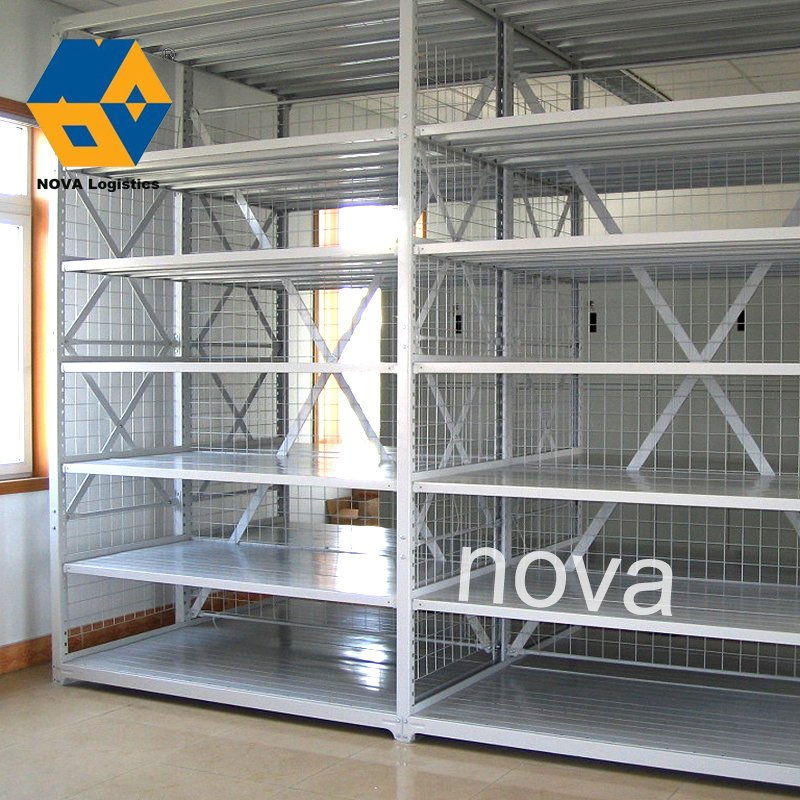 Adjustable Boltless Selective Steel Multi-Level Industrial Long Span Warehouse Storage Shelving Racks Cold Room Metal Longspan Storage Medium Duty Shelving
