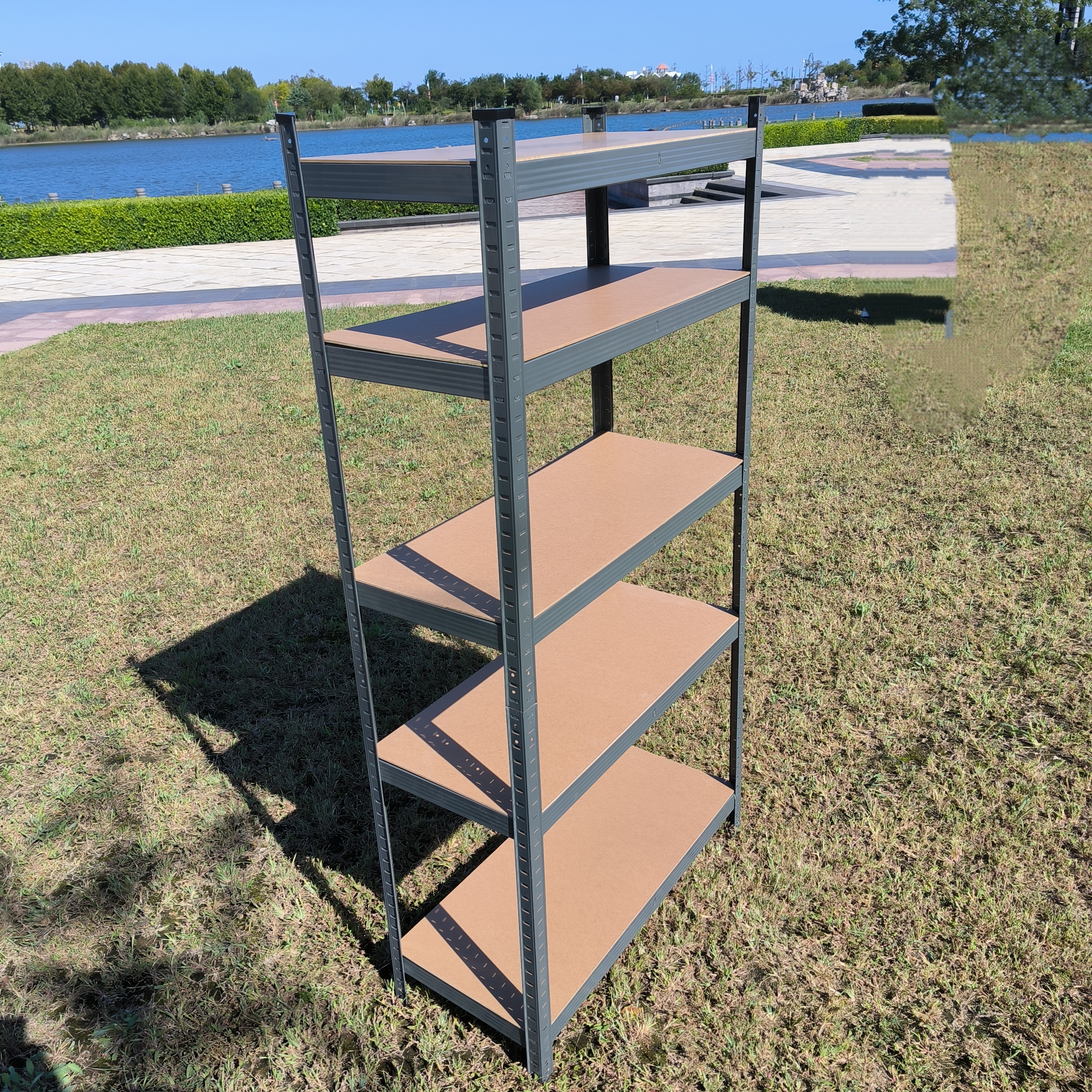 5 Tier Racking Shelf Heavy Duty Garage Shelving Storage Shelves 180x90x40cm